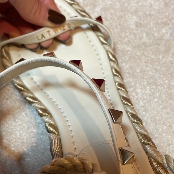 Valentino Rock Studded Espadrilles/Sandals - Picture 15 of 16